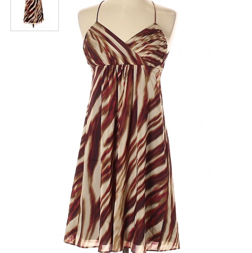 Ann Taylor Animal Print Party Dress